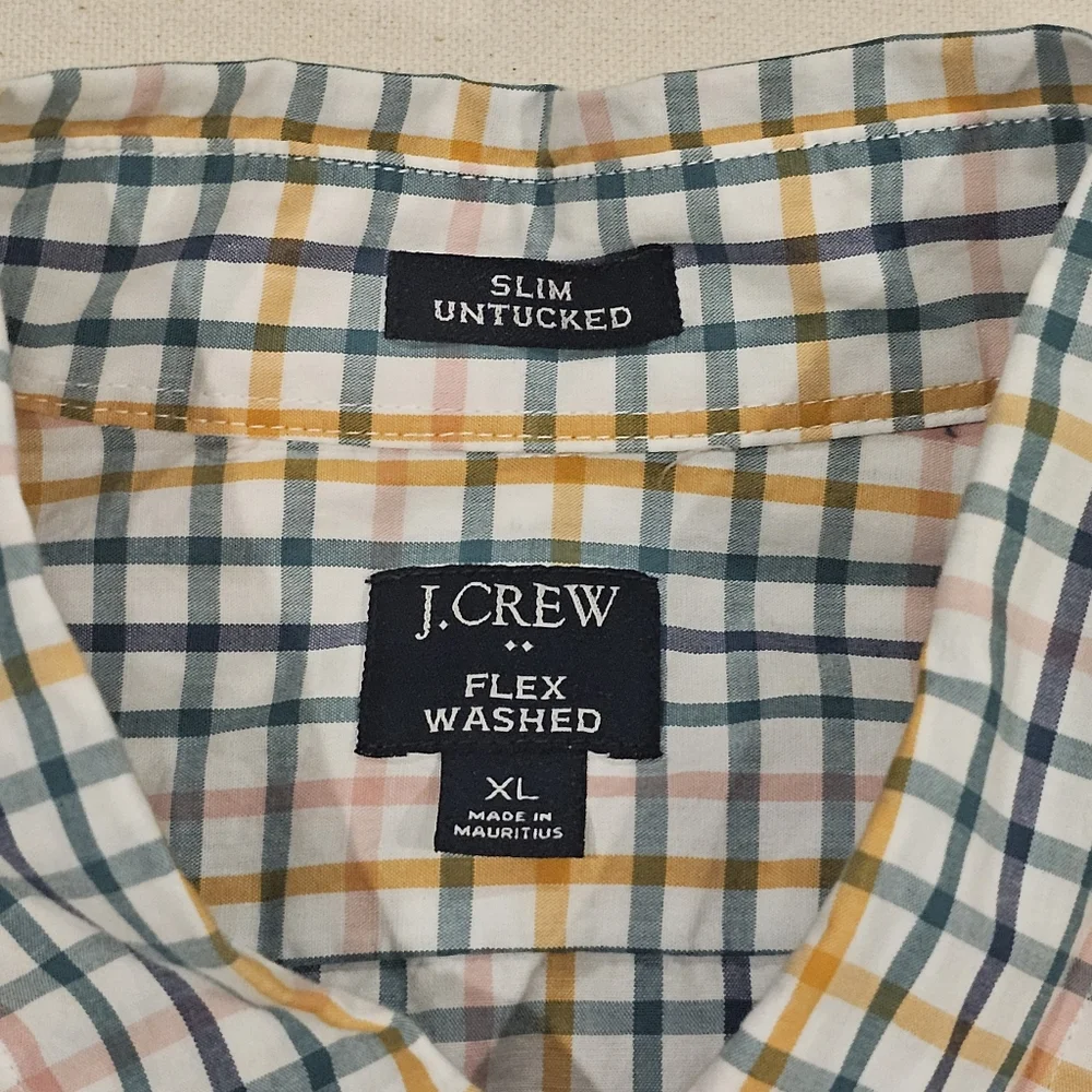 J. Crew Slim Fit Untucked Button Down XL